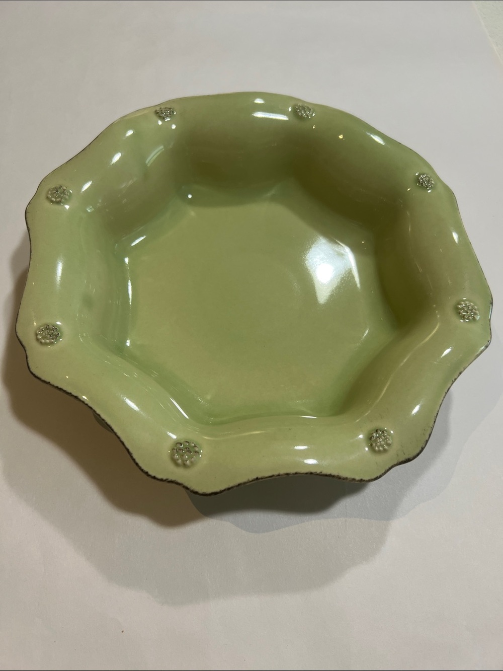 Juliska Pasta/Soup Bowl, Green, 9 3/4”,  Never Used.